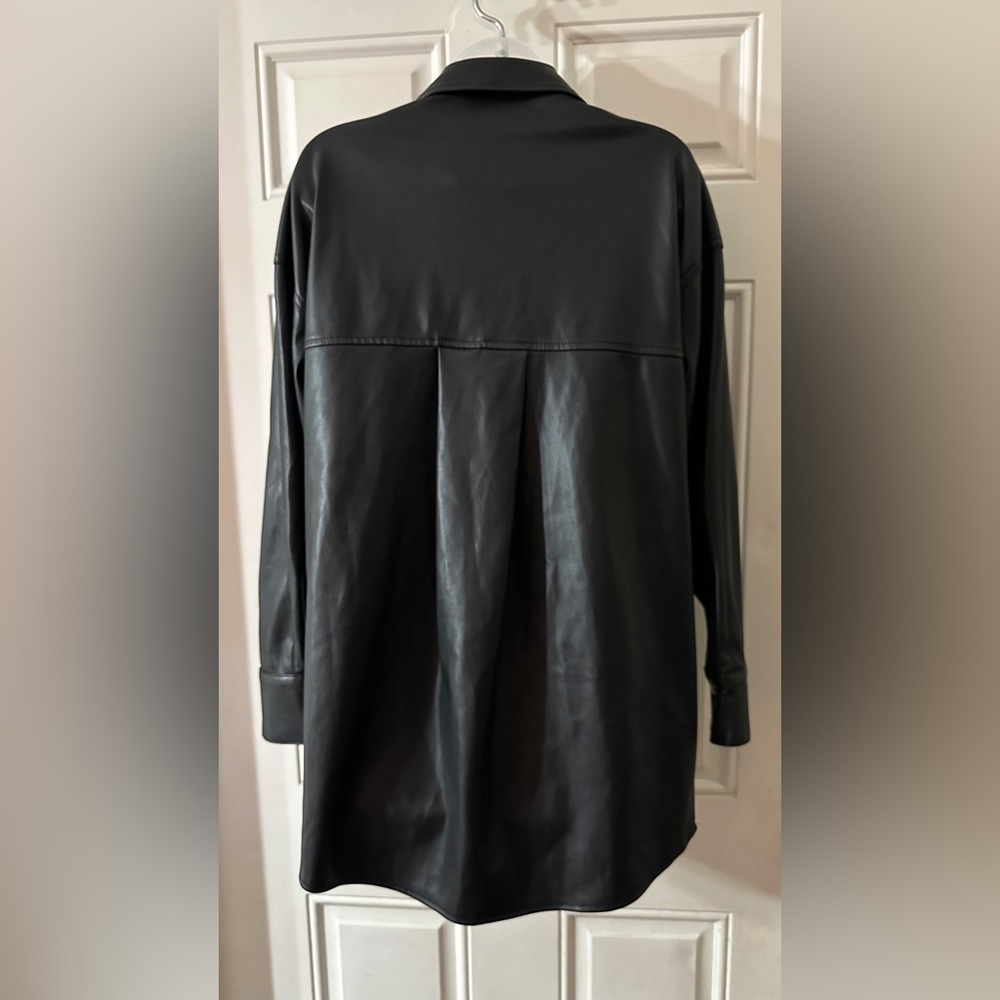 ZARA women Faux leather jacket S - Picture 2 of 9